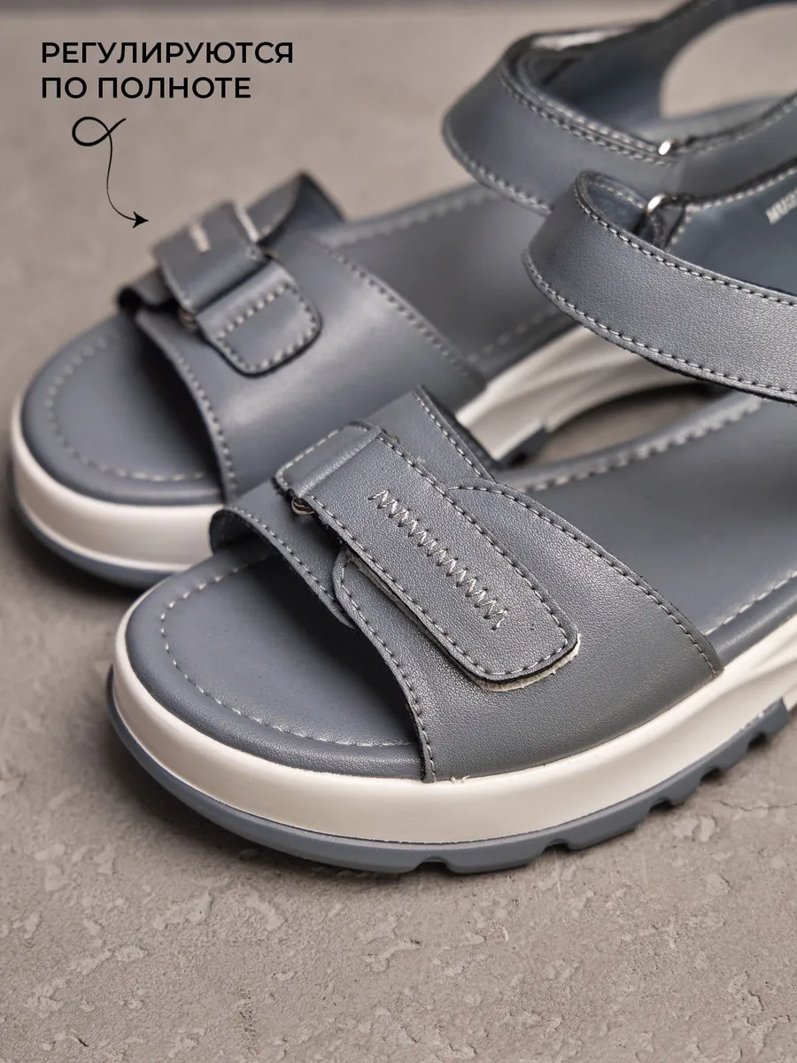 Босоножки женские летние натуральная кожа на платформе MU270-024k