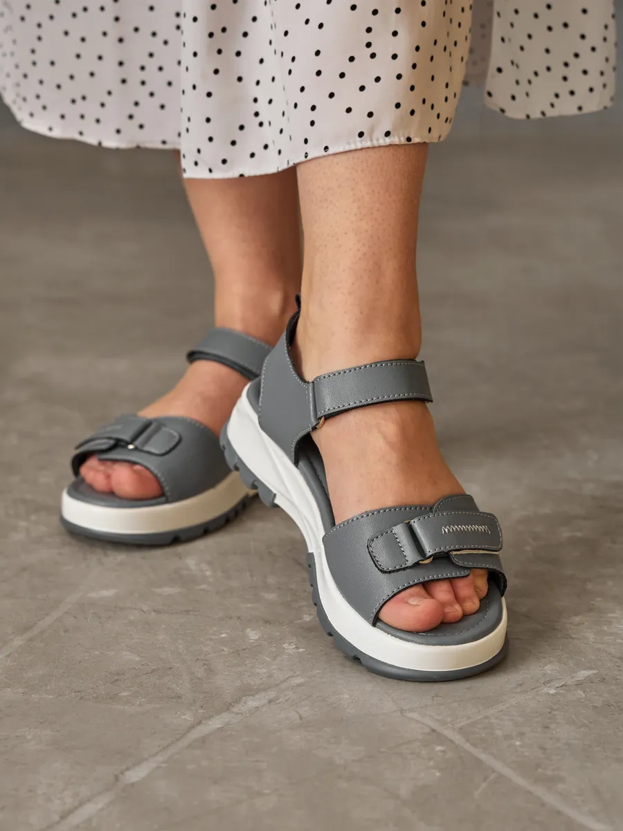 Босоножки женские летние натуральная кожа на платформе MU270-024k