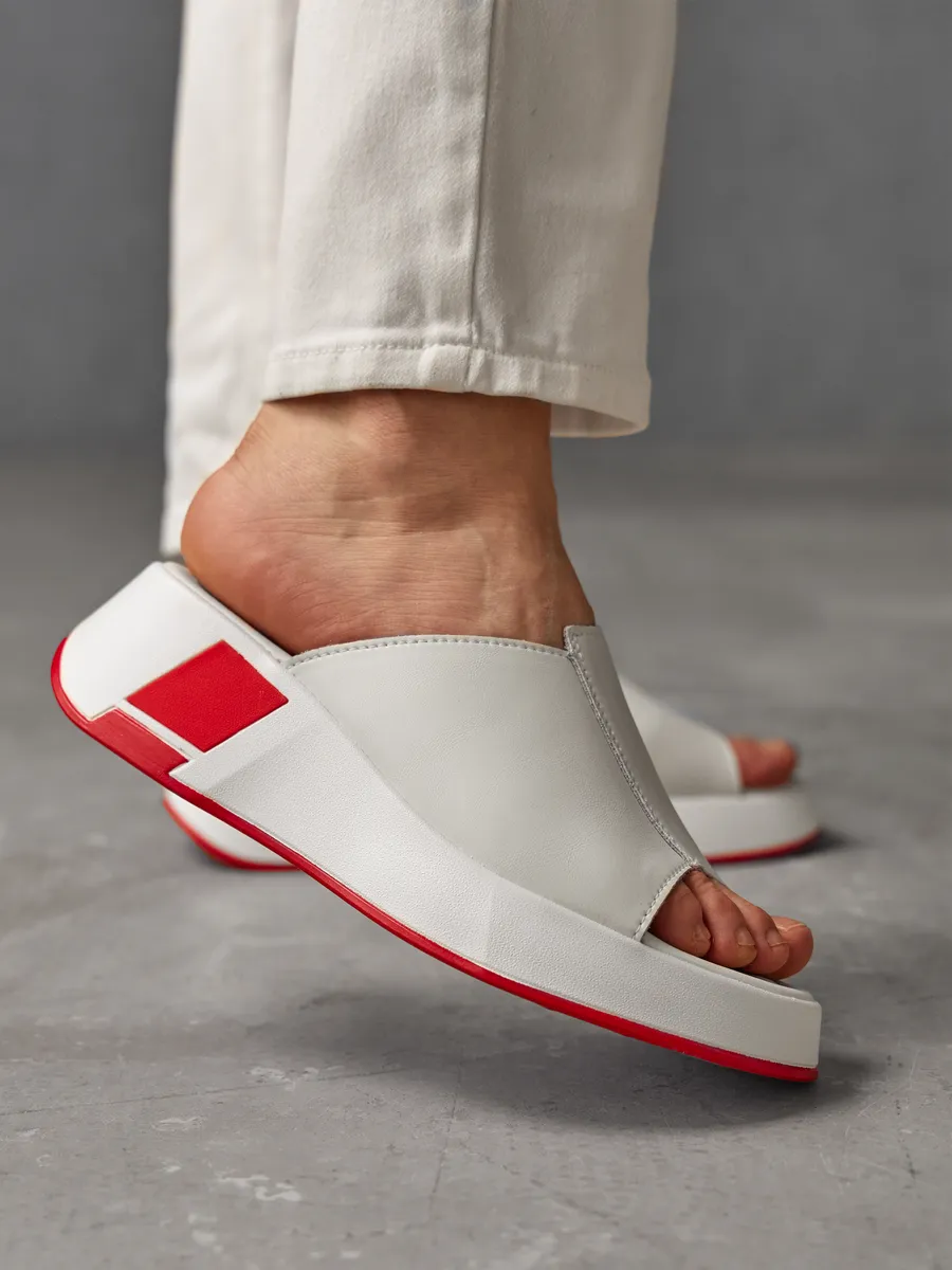 Сабо женские кожаные на платформе летние медицинские UQX-41244-2B-SP