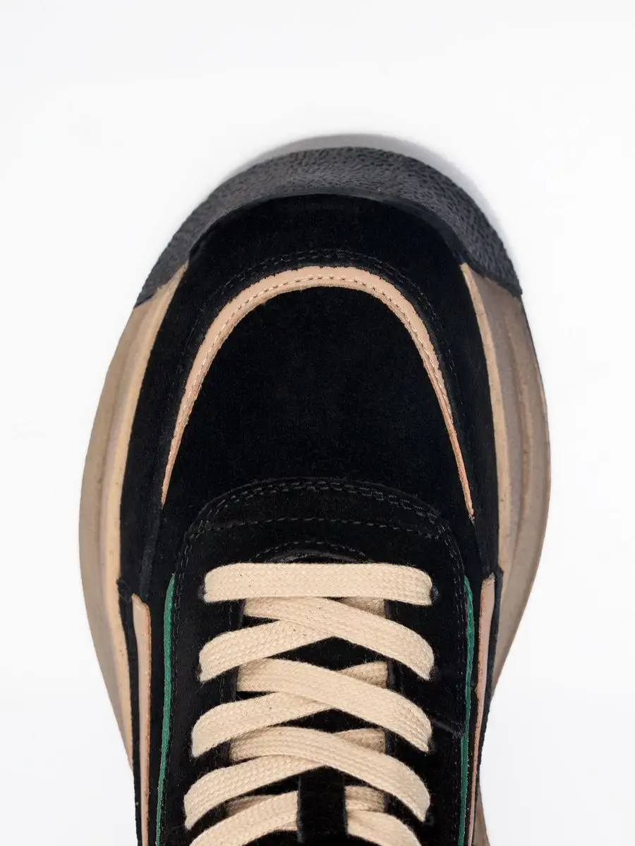 Кроссовки женские натуральная замша осенние на платформе AS50523-1