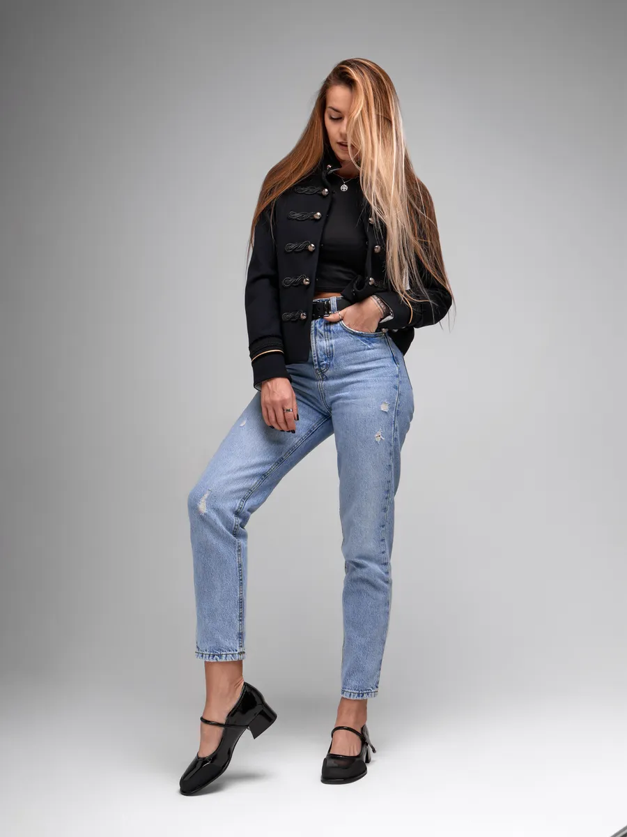 Туфли женские осенние натуральная кожа на каблуке 25-TZA4-8-501