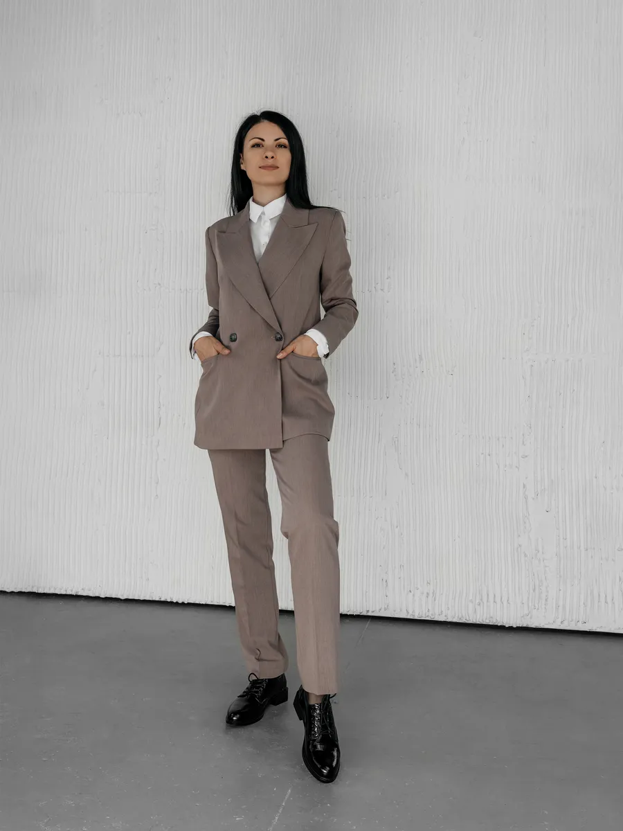 Туфли женские осенние на низком каблуке натуральная кожа CV045-190