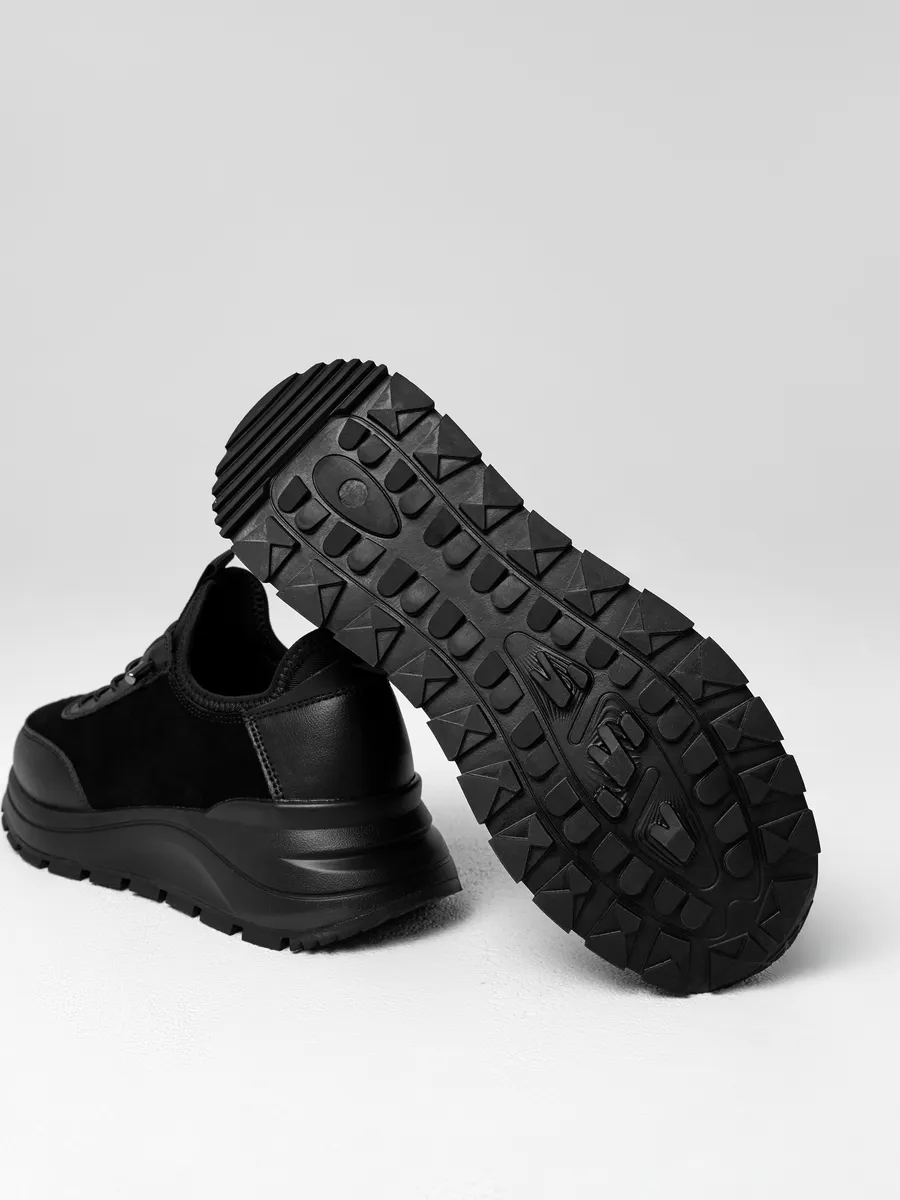 Кроссовки женские демисезонные натуральная кожа на платформе FB310-011k