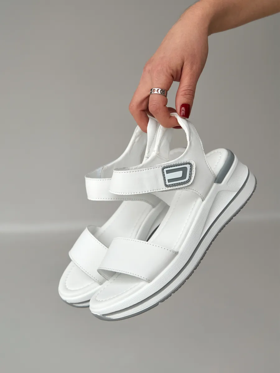 Босоножки женские летние без каблука натуральная кожа FB251-010