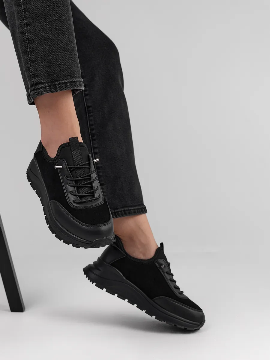 Кроссовки женские демисезонные натуральная кожа на платформе FB310-011k