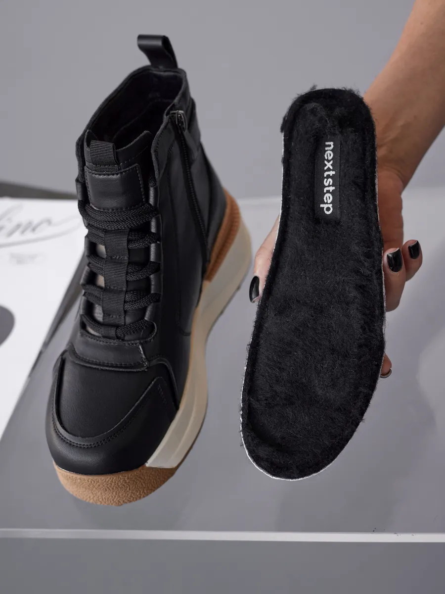 Ботинки женские зимние натуральная кожа спортивные 42-ZBE34-1-101