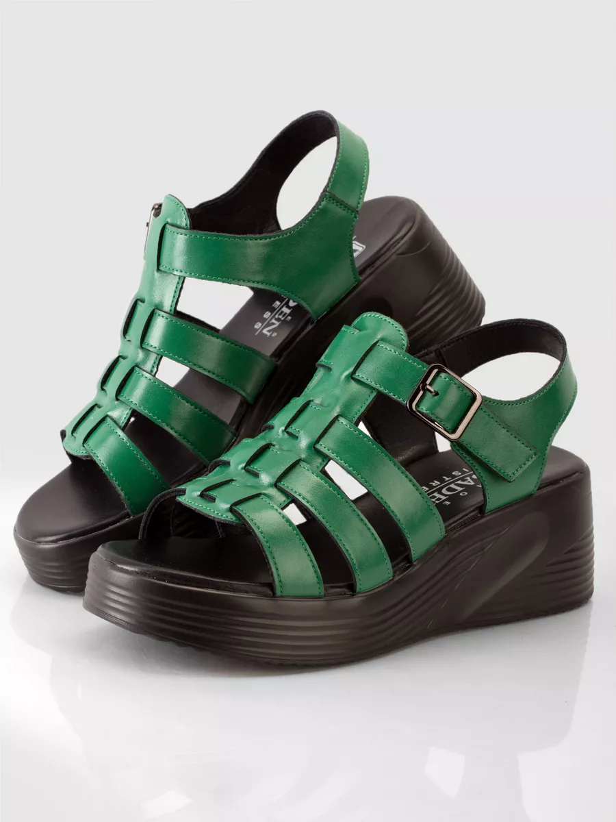 Босоножки женские летние на платформе натуральная кожа CV313-012