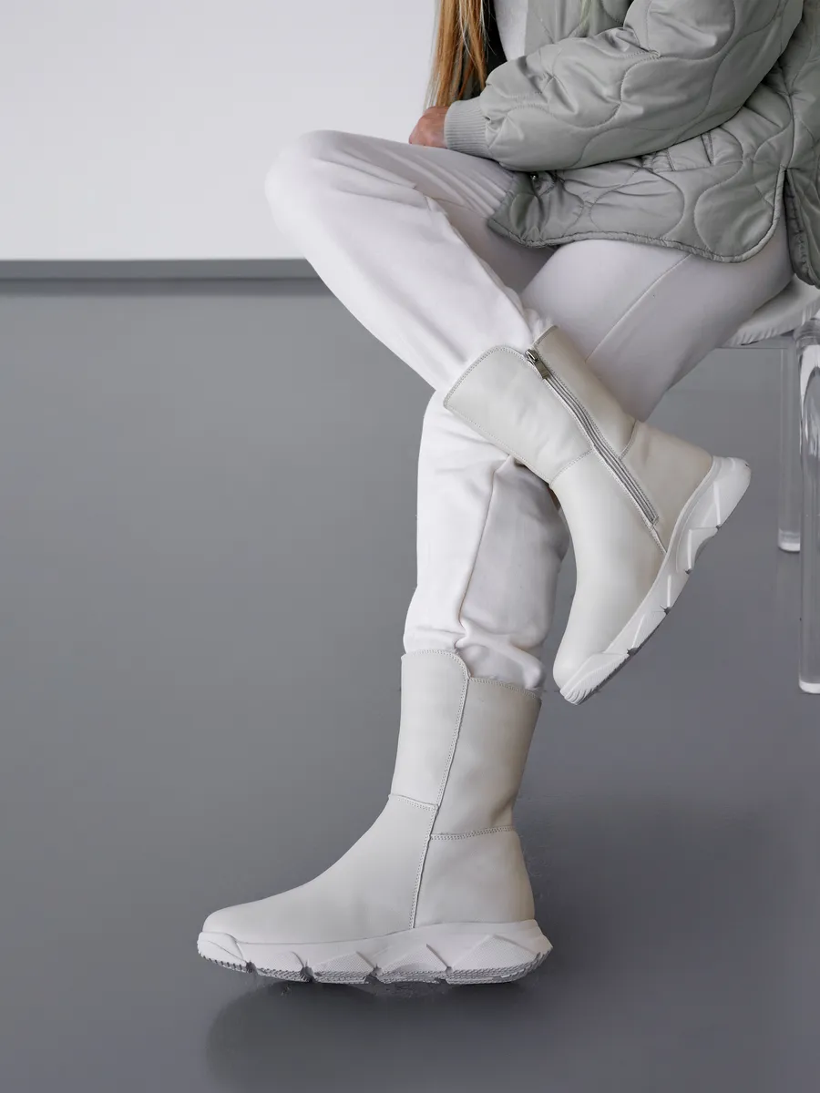 Полусапожки зимние натуральная кожа натуральная шерсть 21R2-6-120Z