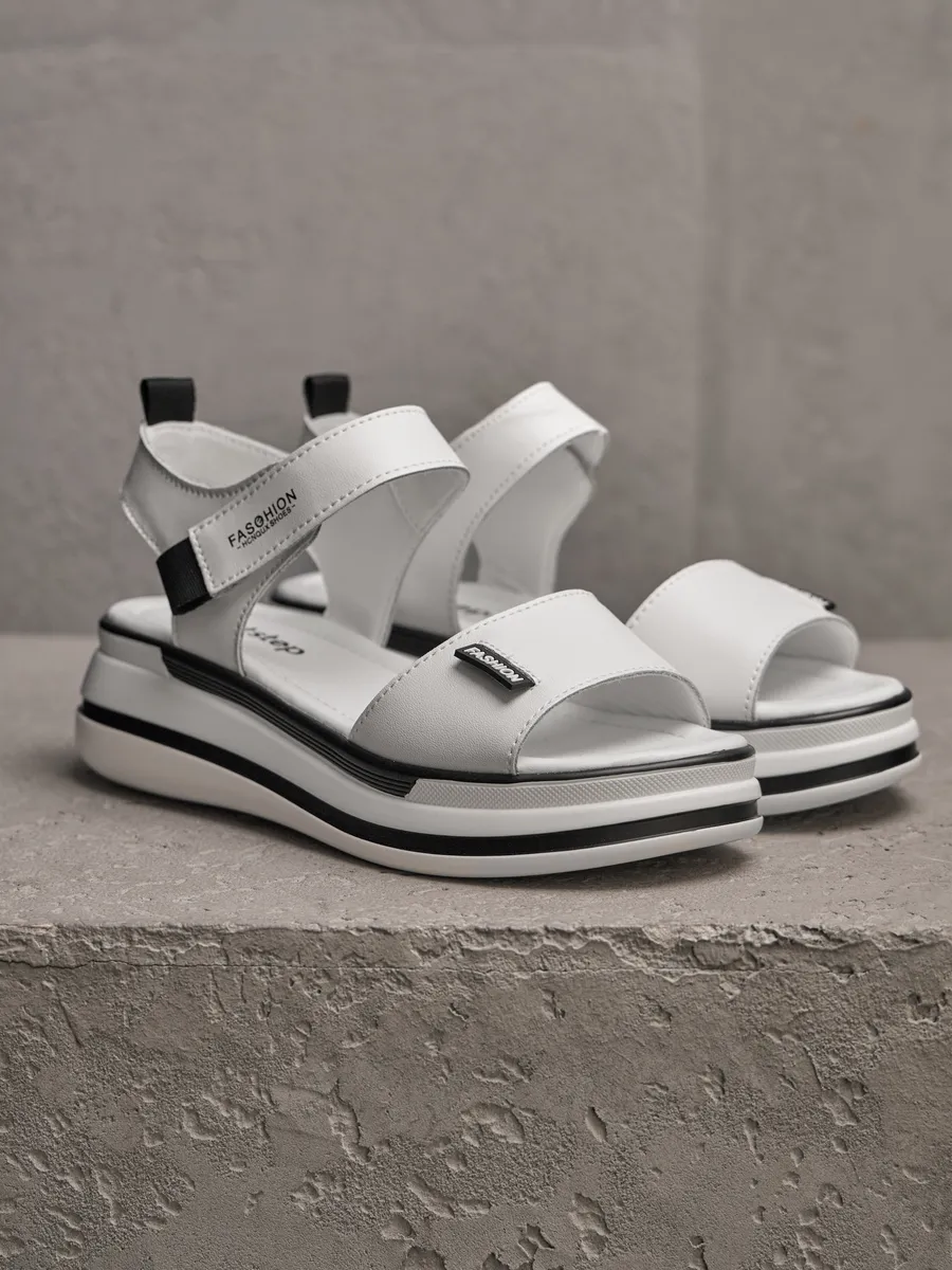 Босоножки женские летние натуральная кожа на платформе CC060-010k