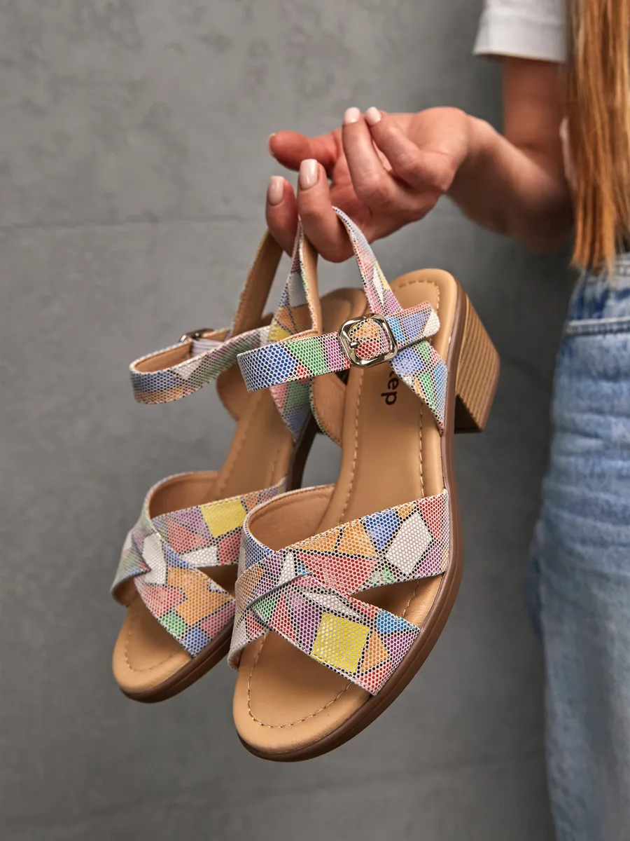 Босоножки женские летние натуральная кожа XJU-51377-6Y-KP