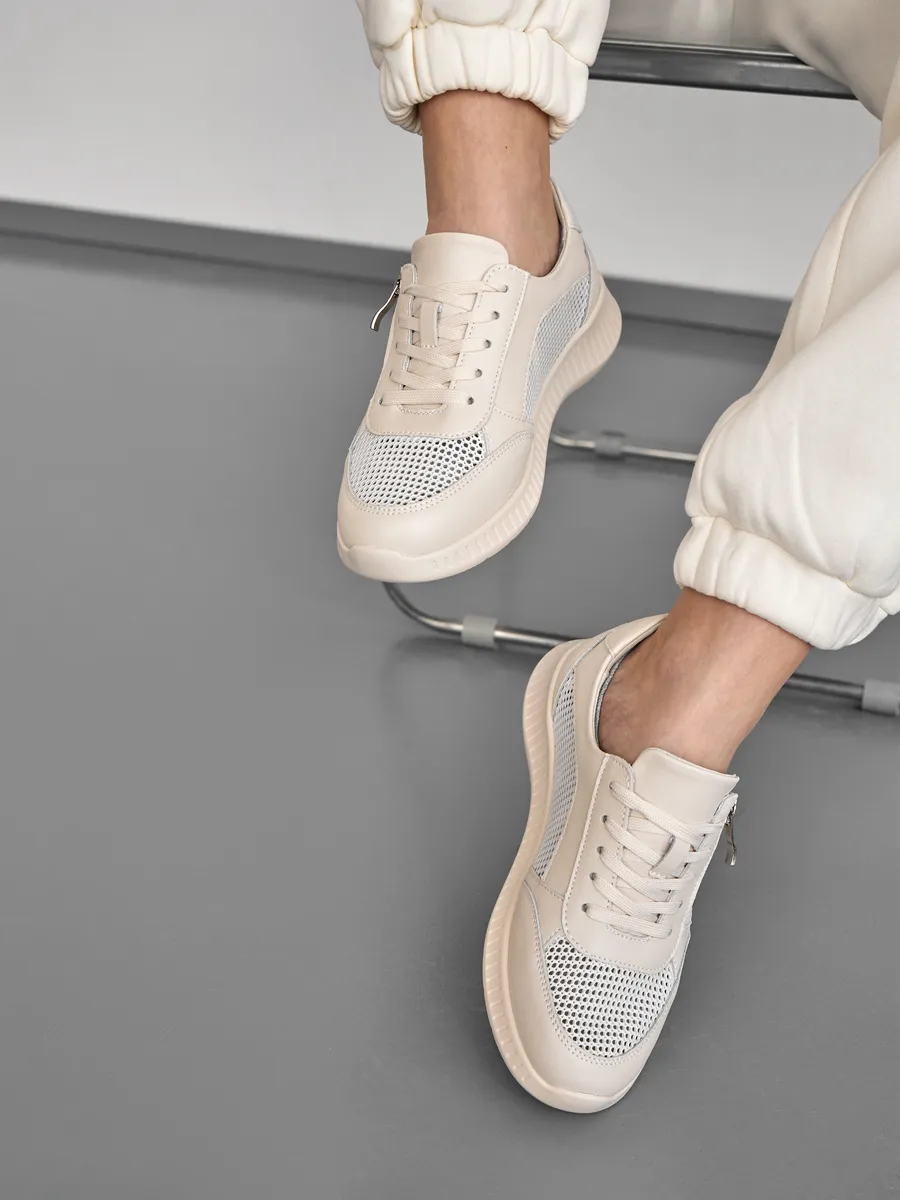 Кроссовки женские летние на платформе дышащие RN160-010