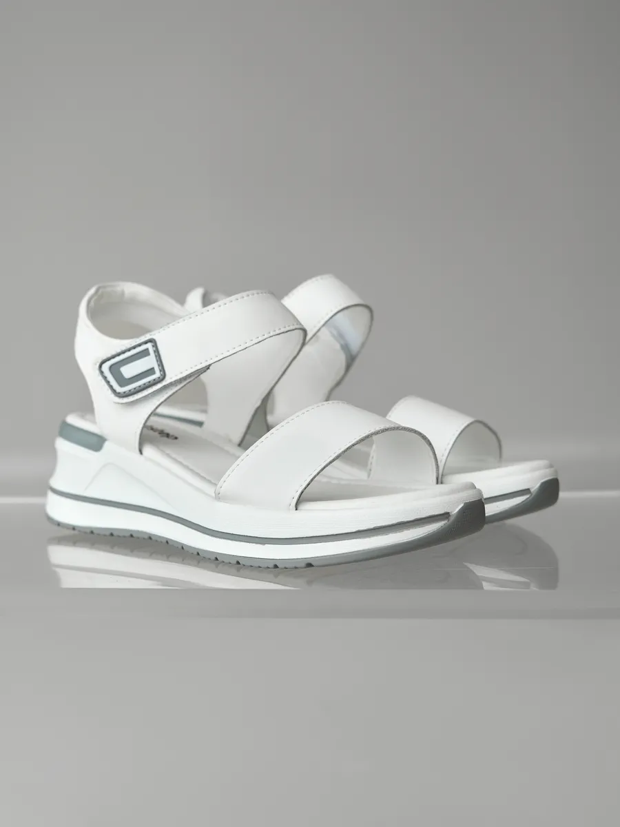 Босоножки женские летние без каблука натуральная кожа FB251-010