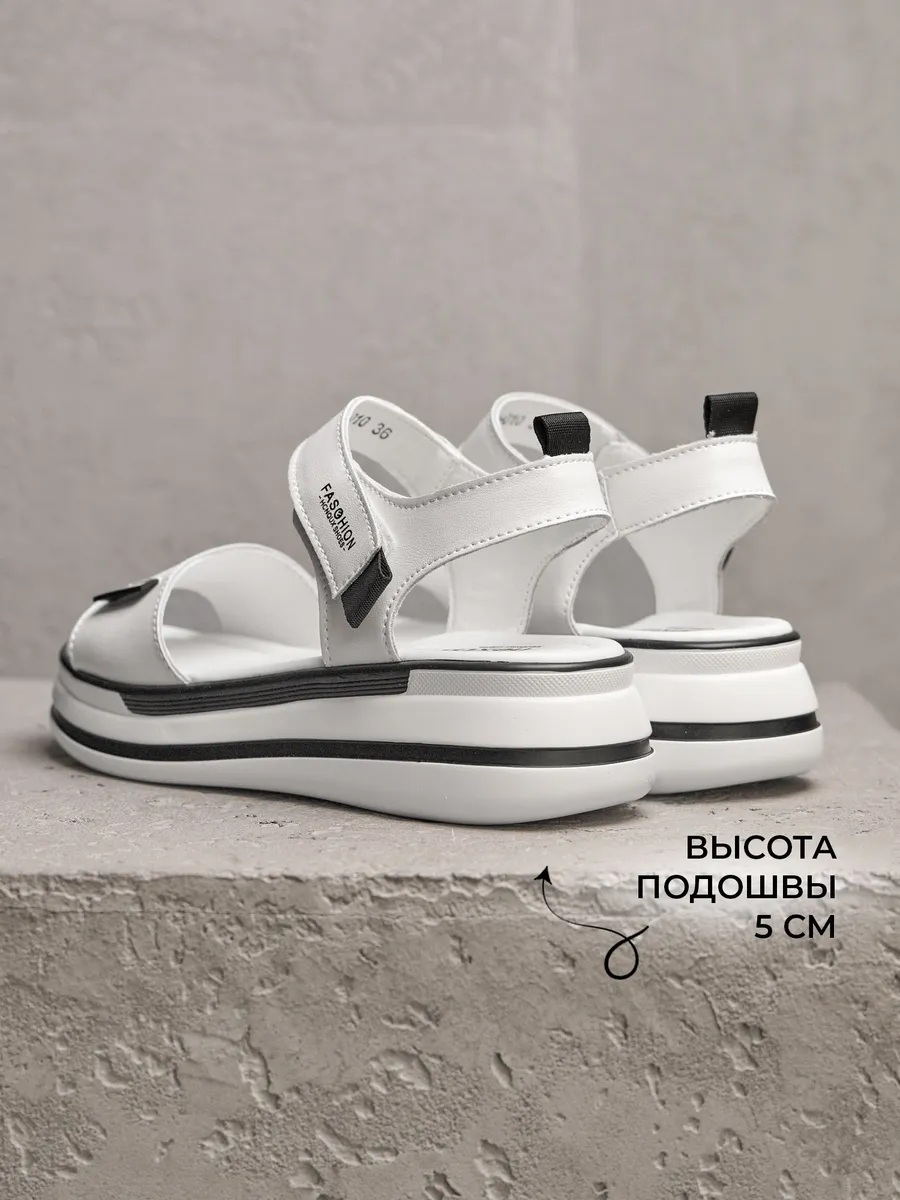 Босоножки женские летние натуральная кожа на платформе CC060-010k