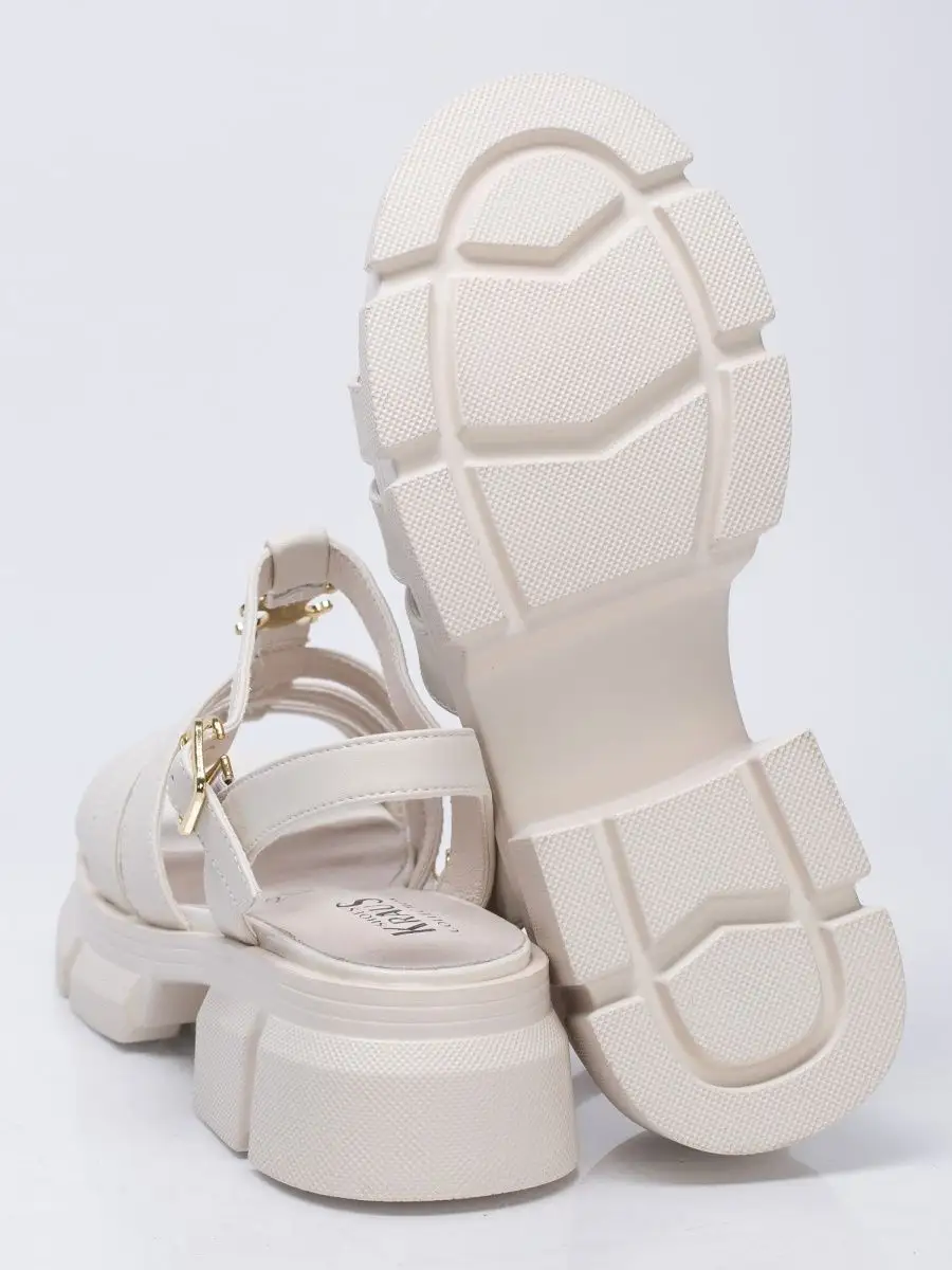 Босоножки женские натуральная кожа летние на платформе XJU-31352-1D-SP-K