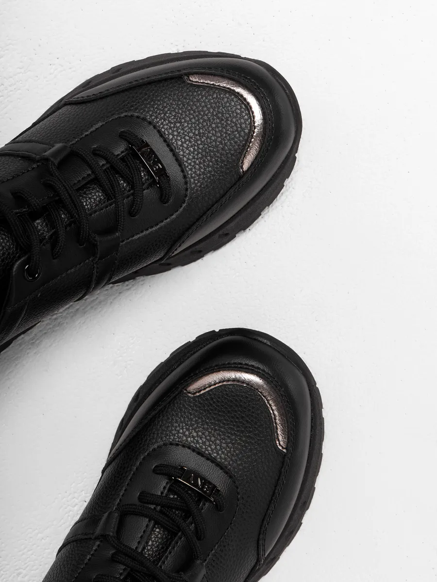 Кроссовки женские демисезонные натуральная кожа на платформе 25R-ZBY5-10-101