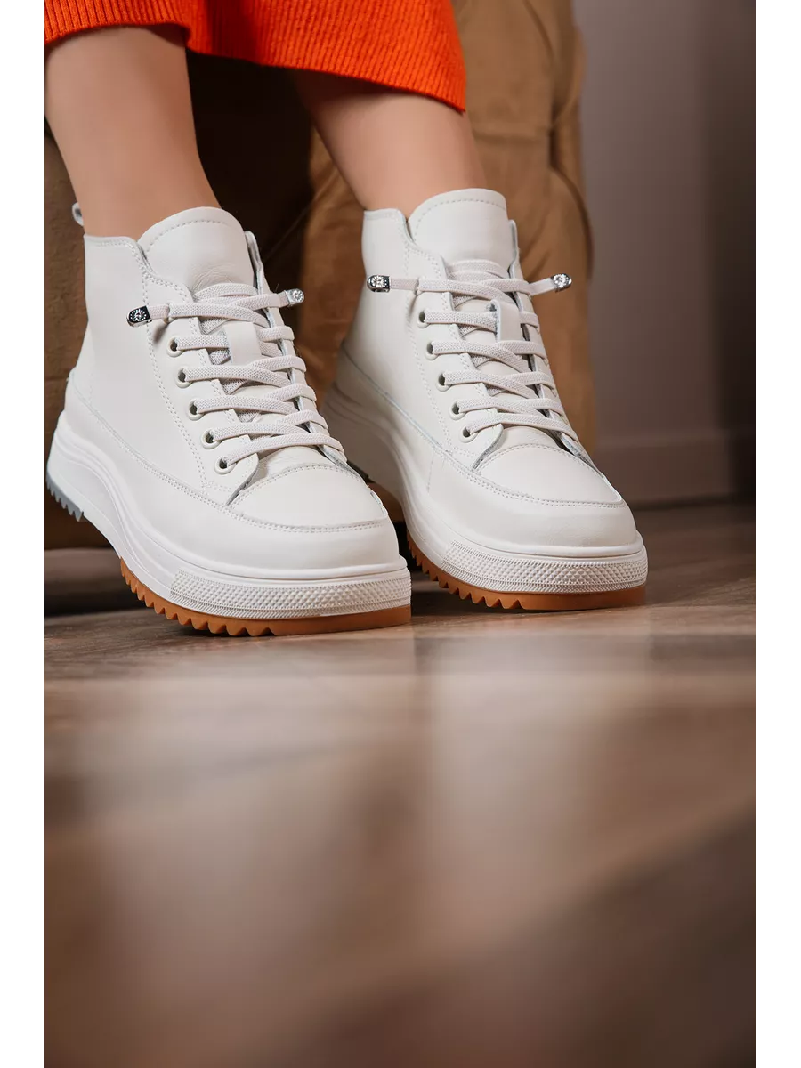 Кеды осенние натуральная кожа NU229-011