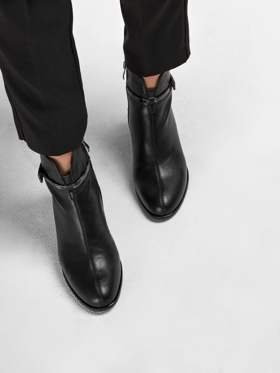 Ботильоны женские демисезонные натуральная кожа LA77-1