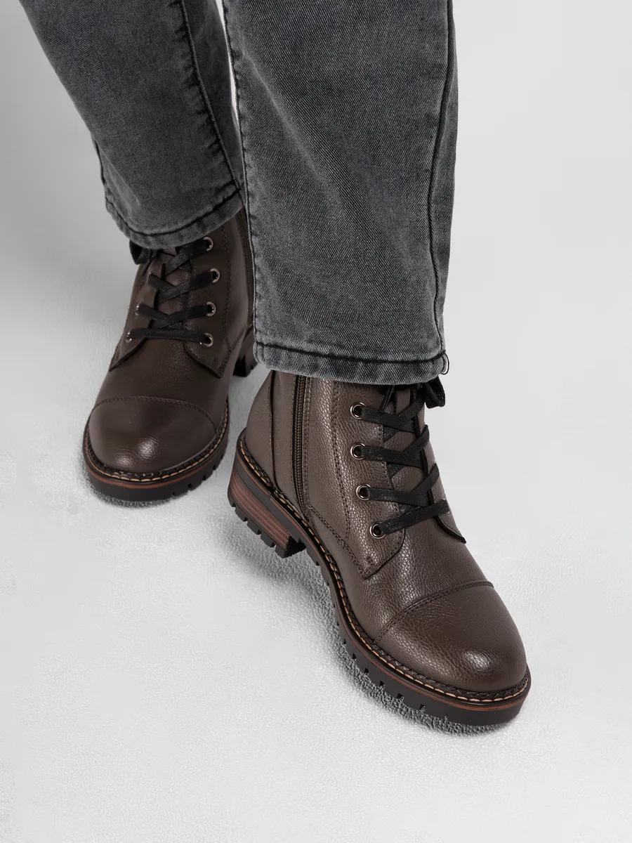 Ботинки женские зимние натуральная кожа 25-ZBE18-7-105k