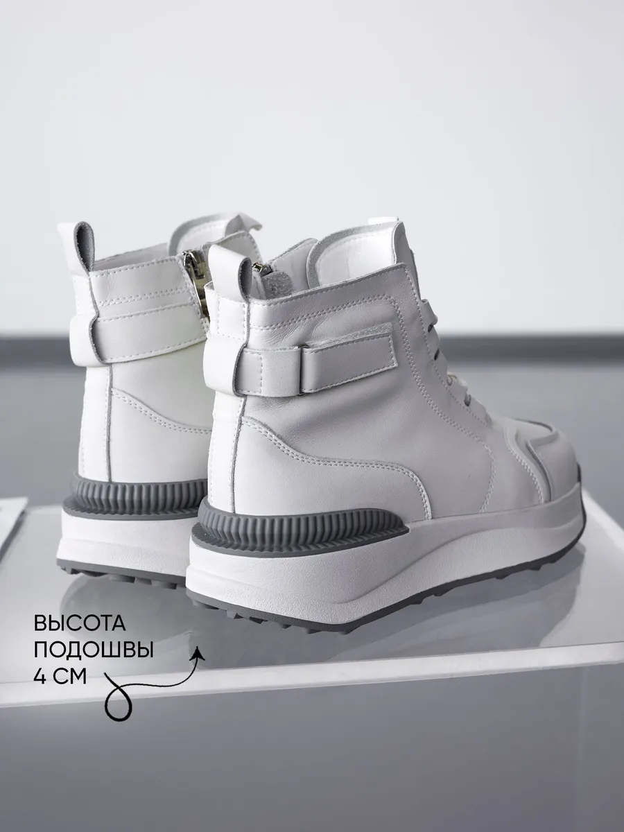 Ботинки женские зимние натуральная кожа спортивные 42-ZBE34-1-111