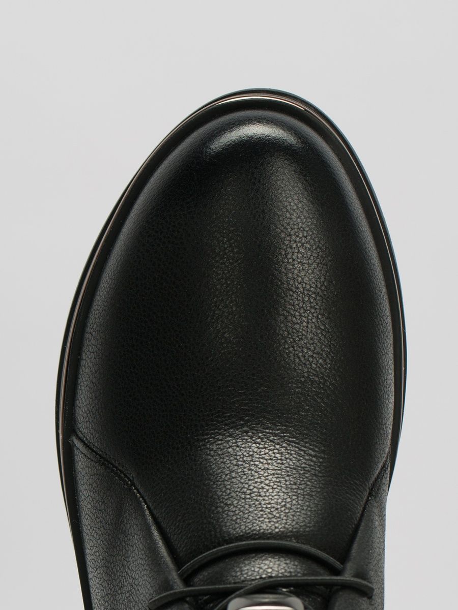 Ботинки женские натуральная кожа осенние черные 92RN21-101B