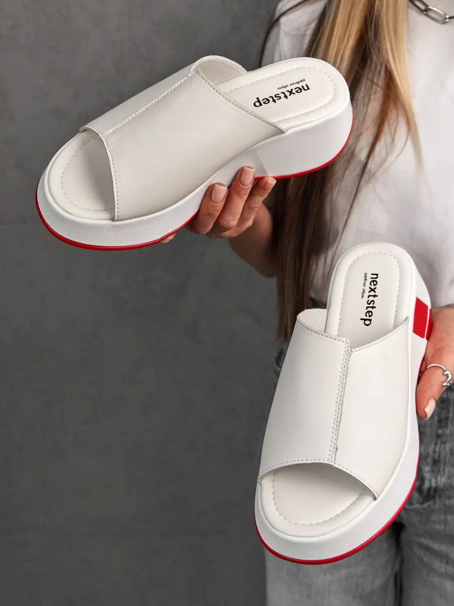 Сабо женские кожаные на платформе летние медицинские UQX-41244-2B-SP