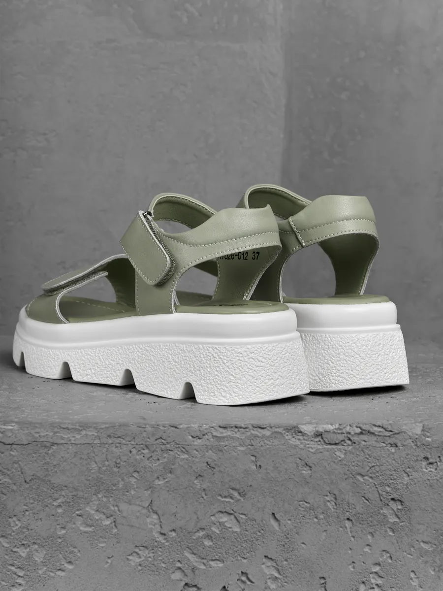 Босоножки женские летние на платформе натуральная кожа XT026-012