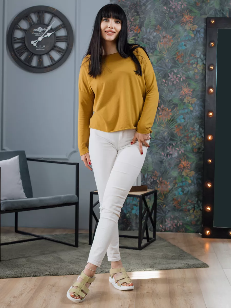 Босоножки женские летние без каблука натуральная кожа L580-3-6