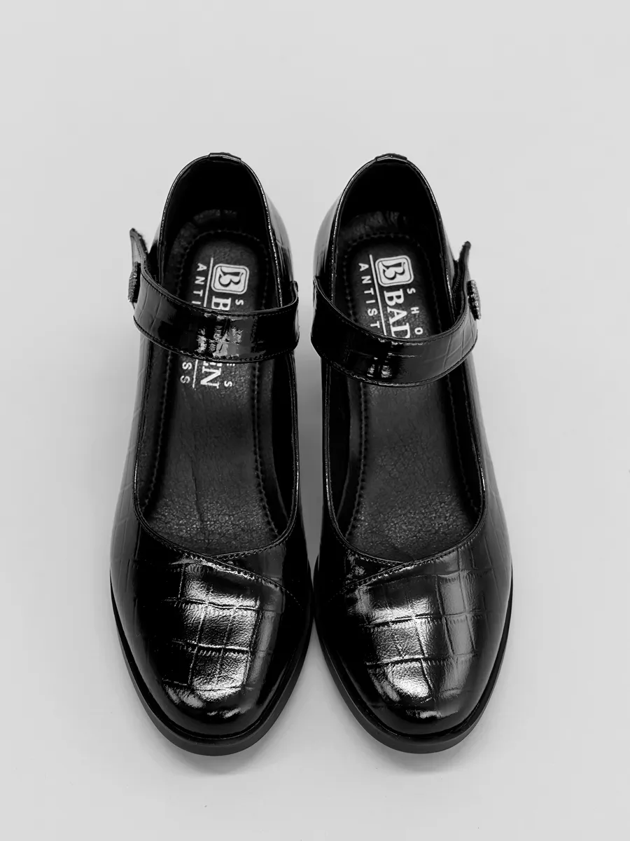 Туфли женские натуральная кожа лаковые мери джейн CV312-021