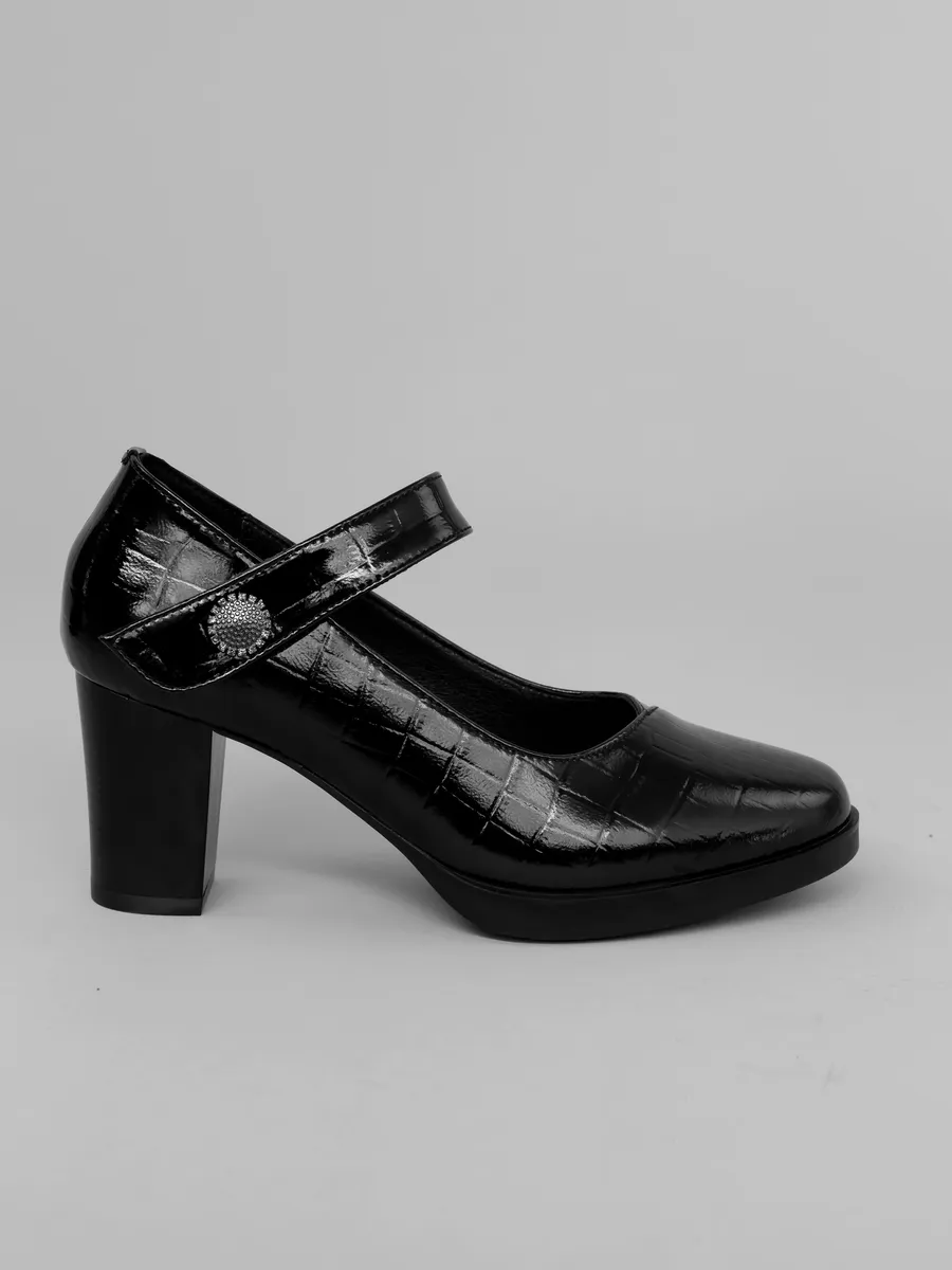 Туфли женские натуральная кожа лаковые мери джейн CV312-021